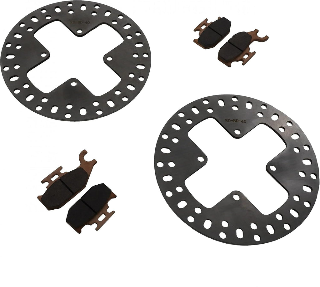 Front Brake Rotors Discs and Brake Pads H96125