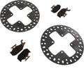 Front Brake Rotors Discs and Brake Pads H96125