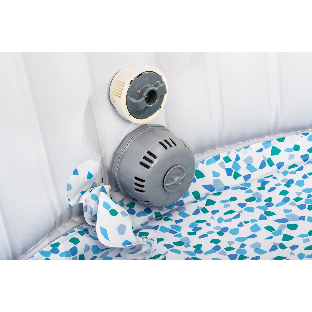 Blue Portable Round Inflatable Hot Tub Spa R766