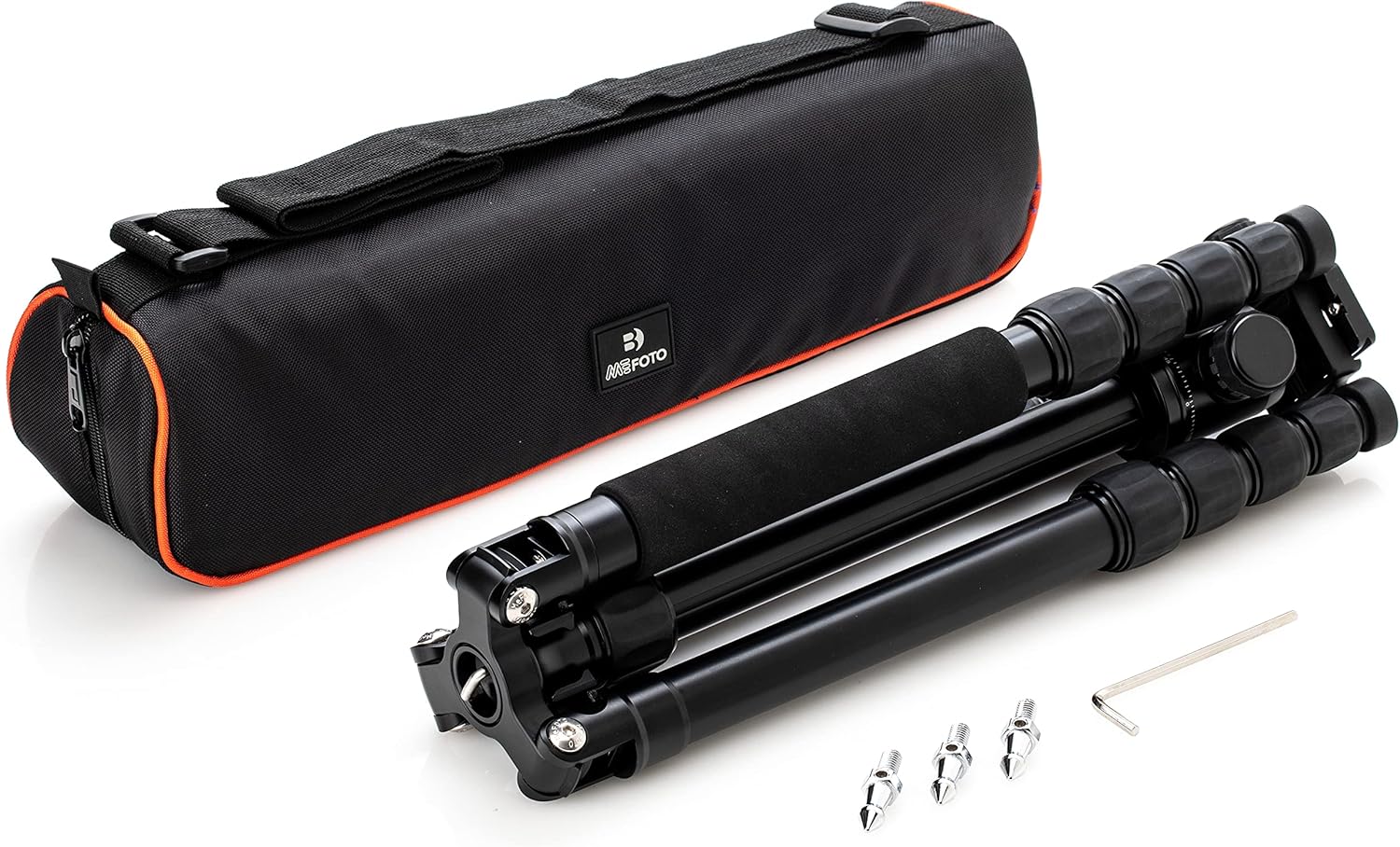 Black Travel Tripod with Ballhead and Monopod D83913