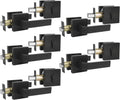 Satin Nickel Square Entry Levers Locksets and Single Cylinder Deadbolts Combination Set, 3 Pack Keyed Alike F466