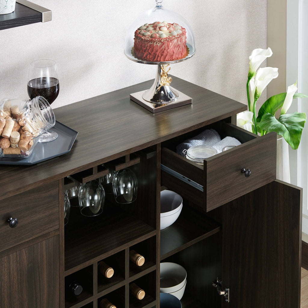 Vintage Gray Oak Multi-Storage Buffet G780418
