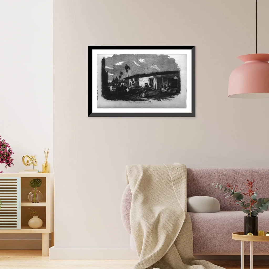 Historic Framed Print, 17-7/8" x 21-7/8" E503