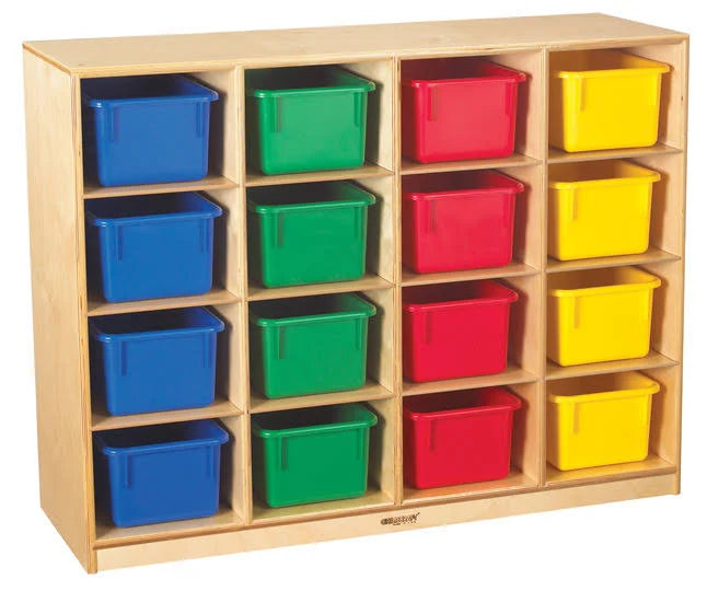 16 Compartment Cubby with Casters Y433312