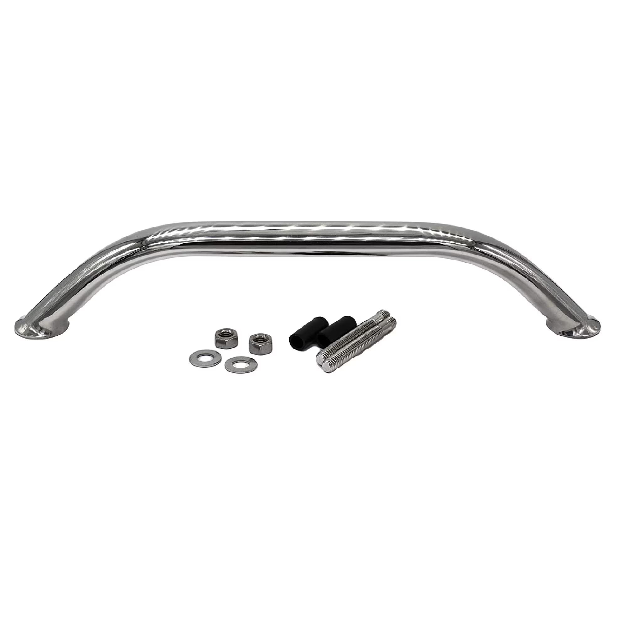 18 Inches 304 Stainless-Steel Handrail Grab Rail Handle with Double End Studs R511987