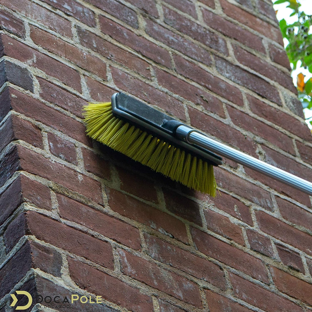 11 Inch Hard Bristle Deck Brush with Telescoping Pole V1270