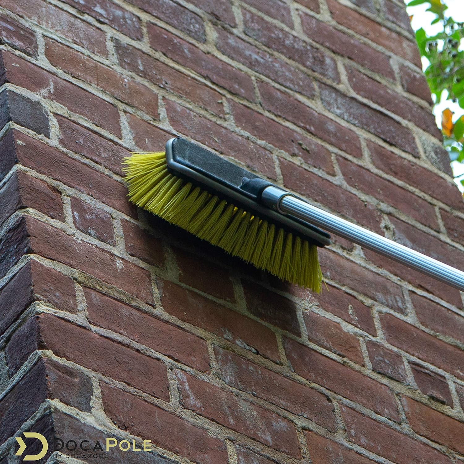 11 Inch Hard Bristle Deck Brush with Telescoping Pole V1270