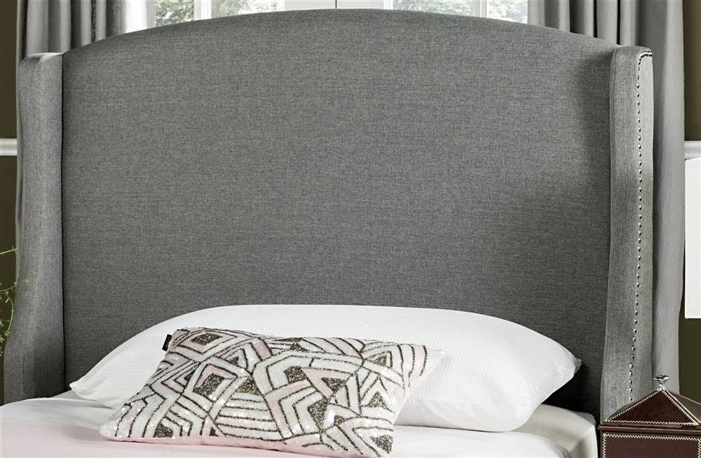 Grey Twin Linen Headboard M184947