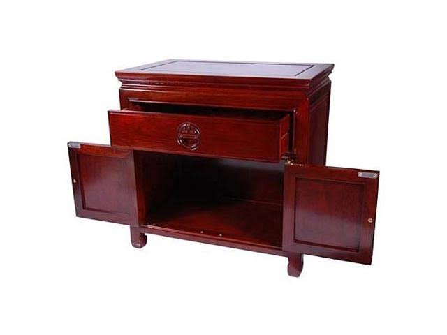 Cherry Bedside Cabinet B1064