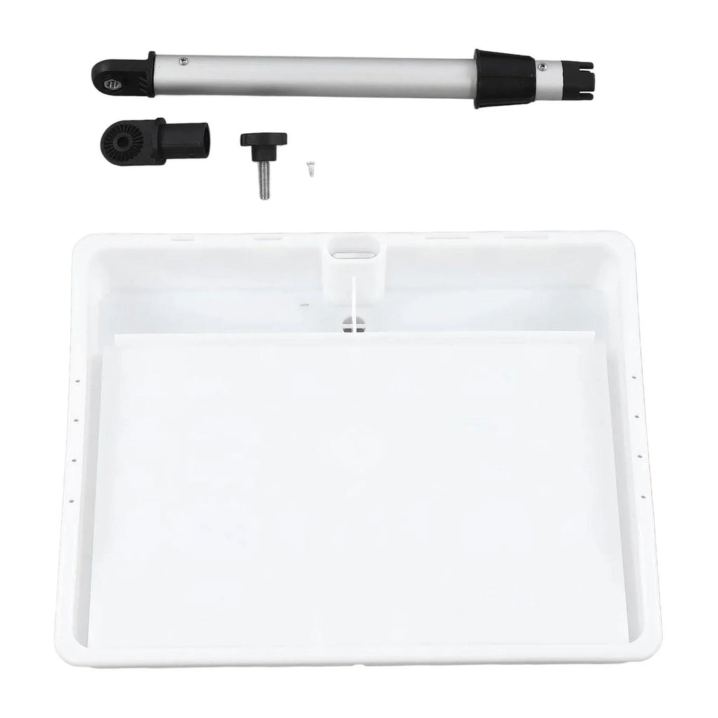 White Boat Fillet Cutting Board with Rod Holder L83018