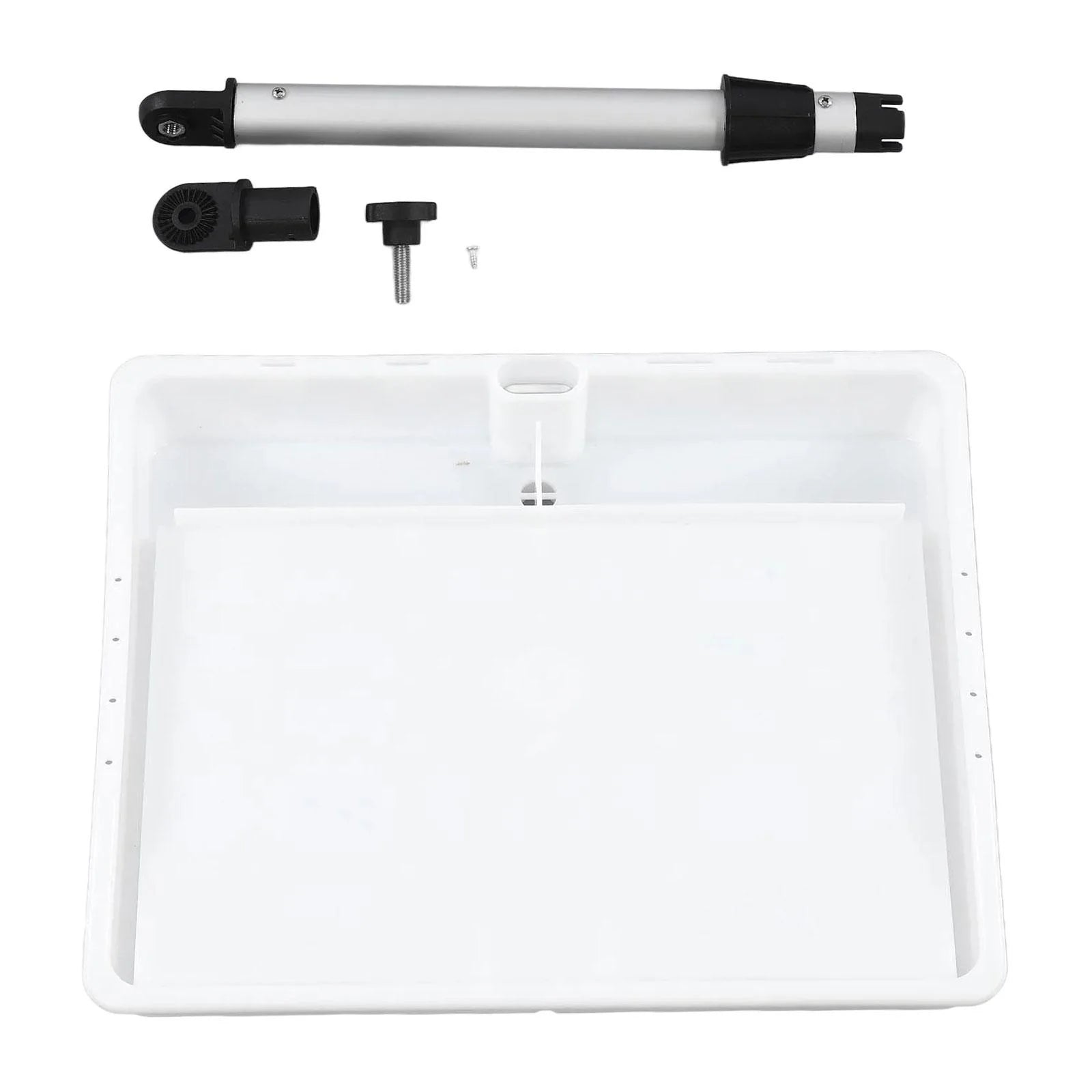 White Boat Fillet Cutting Board with Rod Holder L83018