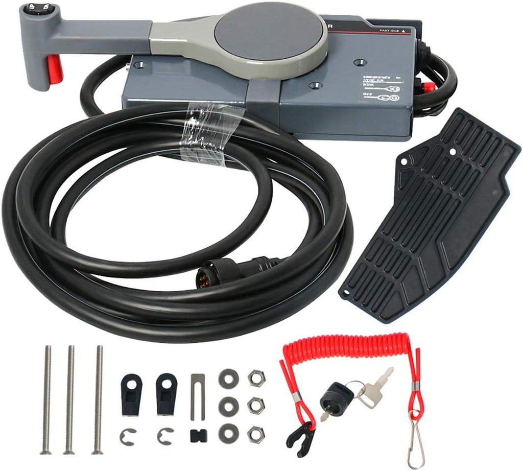 Side Mount Remote Control Box with 10 pins Wire Harness and Cable 16FT E351592