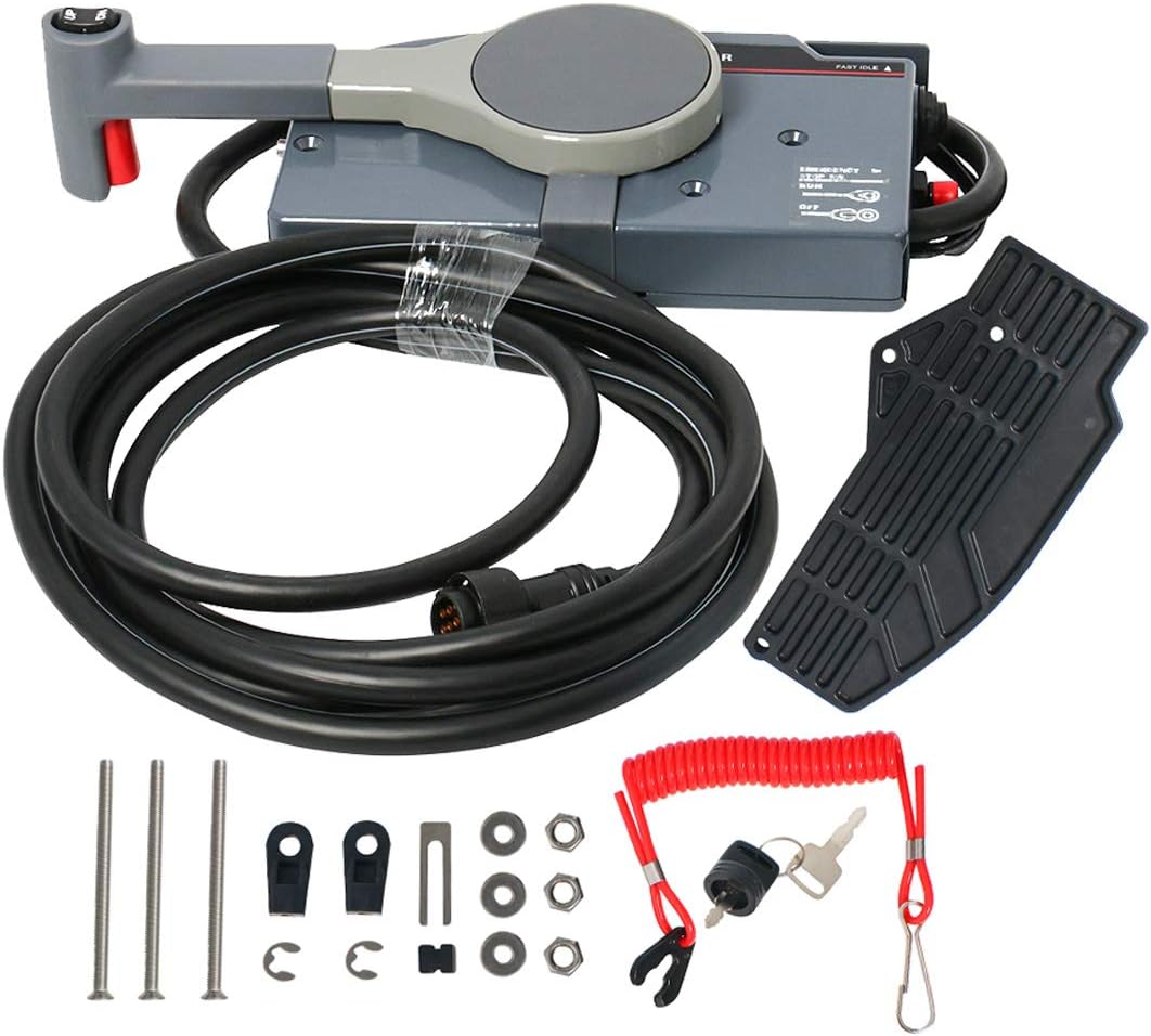 Side Mount Remote Control Box with 10 pins Wire Harness and Cable 16FT E351592