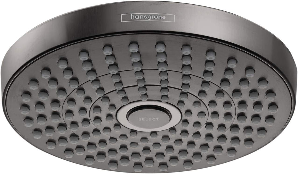 Brushed Black Chrome 7-inch 2-Spray Showerhead G9875