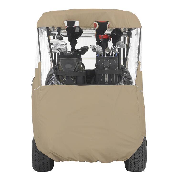 Khaki Golf Cart Travel Enclosure Long Roof C822128