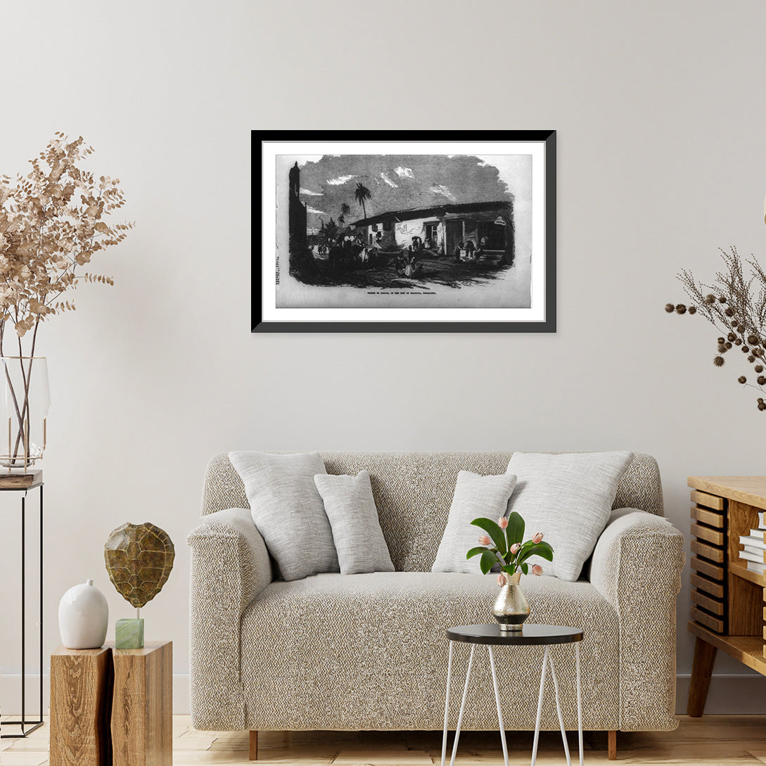 Historic Framed Print, 17-7/8" x 21-7/8" E503