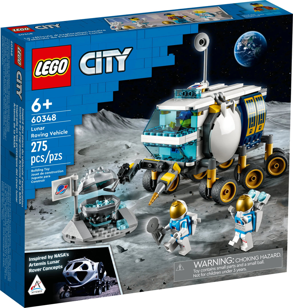 Lunar Roving Vehicle Toy Set with 3 Astronaut Minifigures X6024