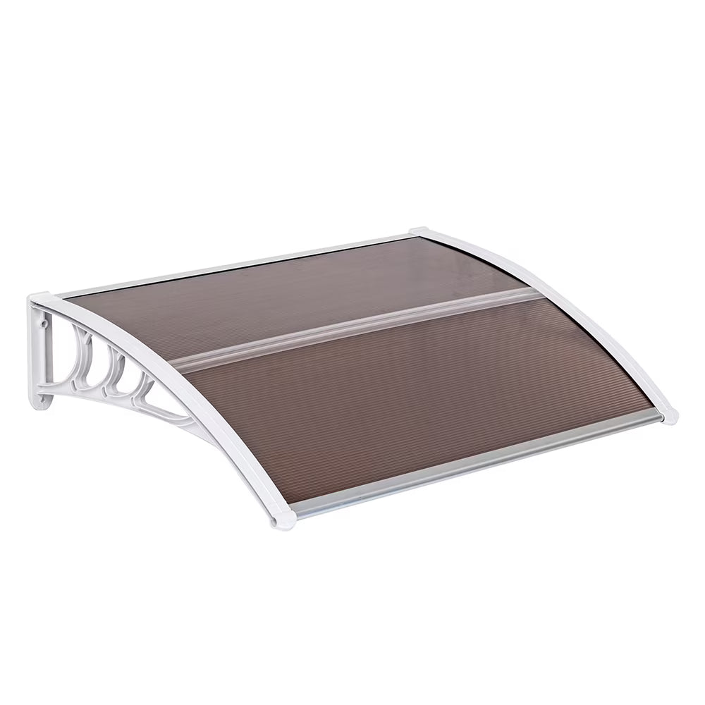 Transparent Polycarbonate Door Rain Cover F10395
