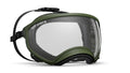 Army Green Dog Goggles with 2 Clear Lenses W2800