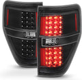 Black Housing LED Tail Lights Pair Set D126697