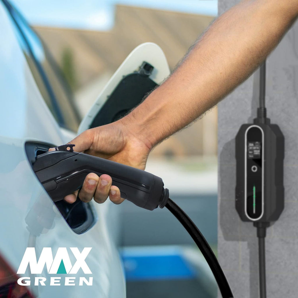Portable EV Charger with NEMA 14-50, 25ft, Adjustable Current J876