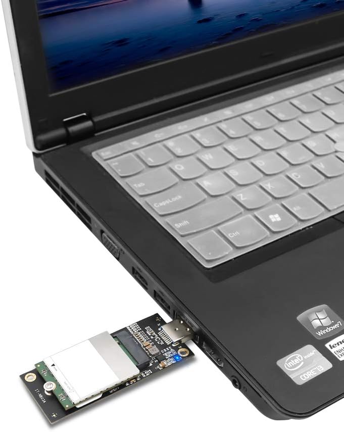 USB to NGFF M.2 Key B Adapter Enclosure with Sim Card Slot I583