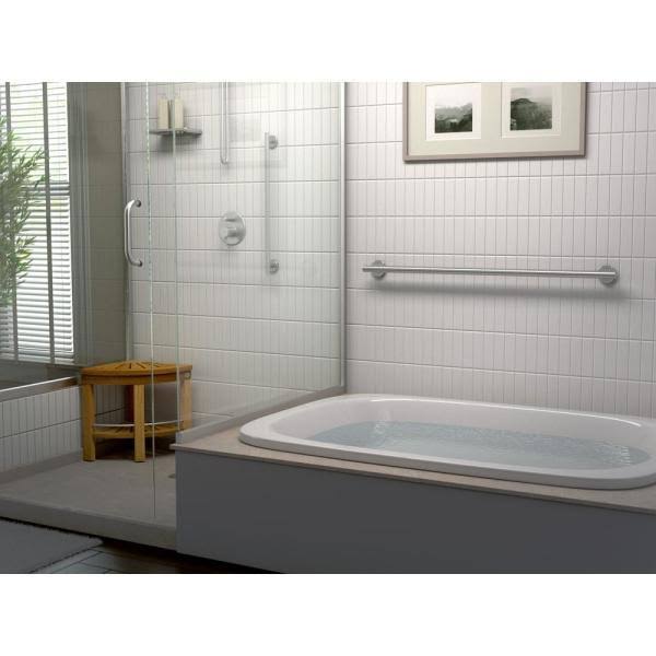 48 inch Satin Nickel Grab Bar K210