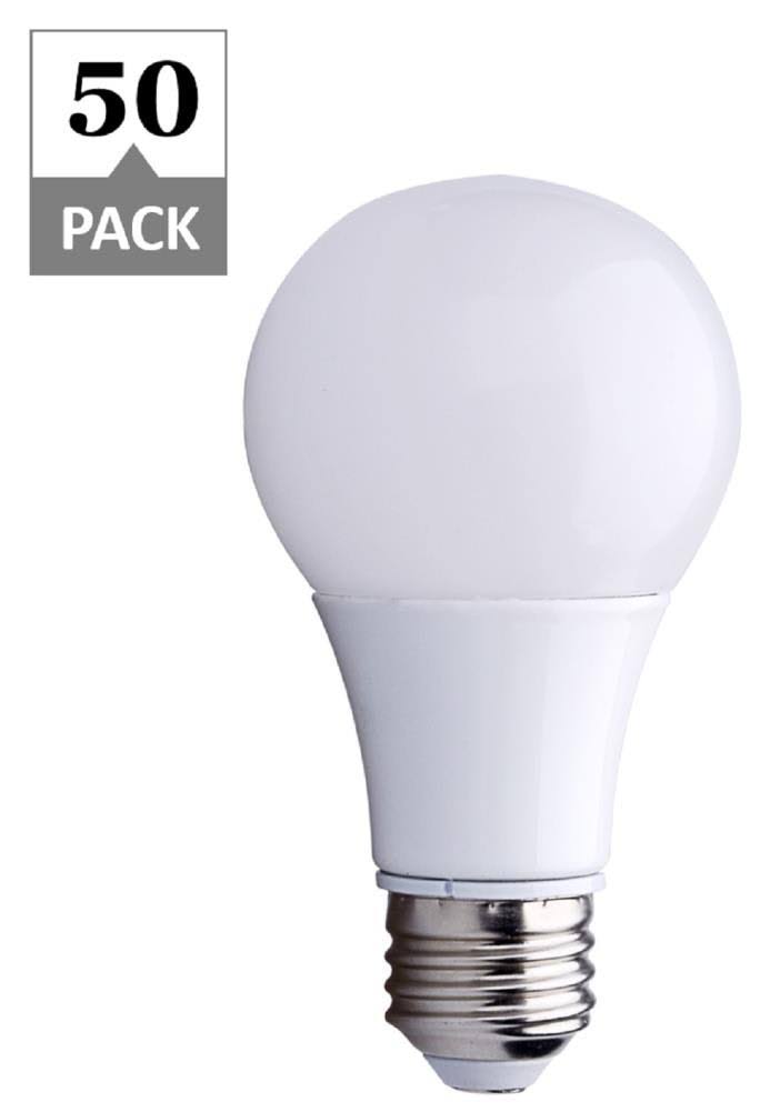 60-Watt Equivalent A19 Dimmable JA8 LED Light Bulb Warm White (50-Pack) A781