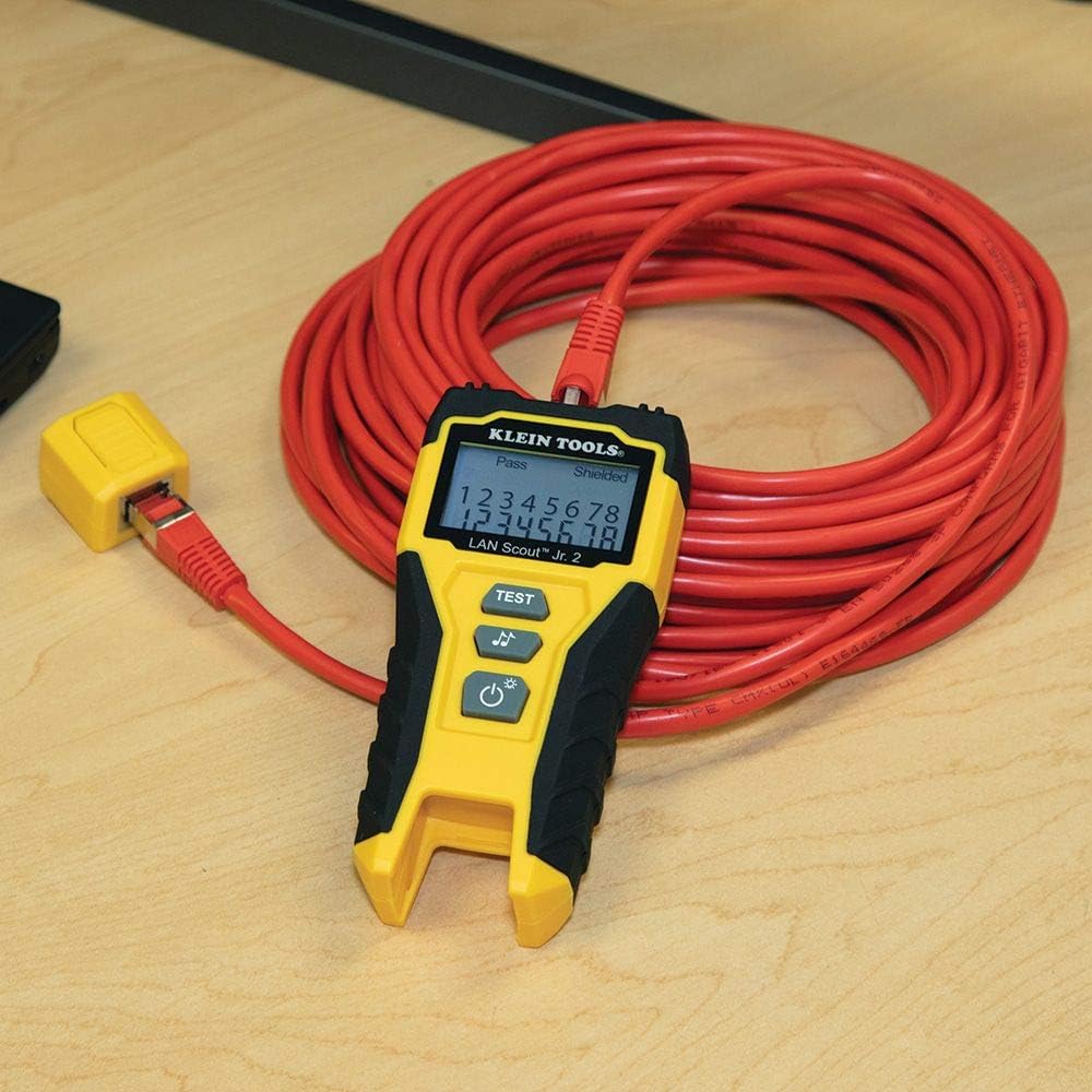 Cable Tester for CAT 5e, CAT 6/6A Cables with RJ45 Connections Pack of 2 K22917