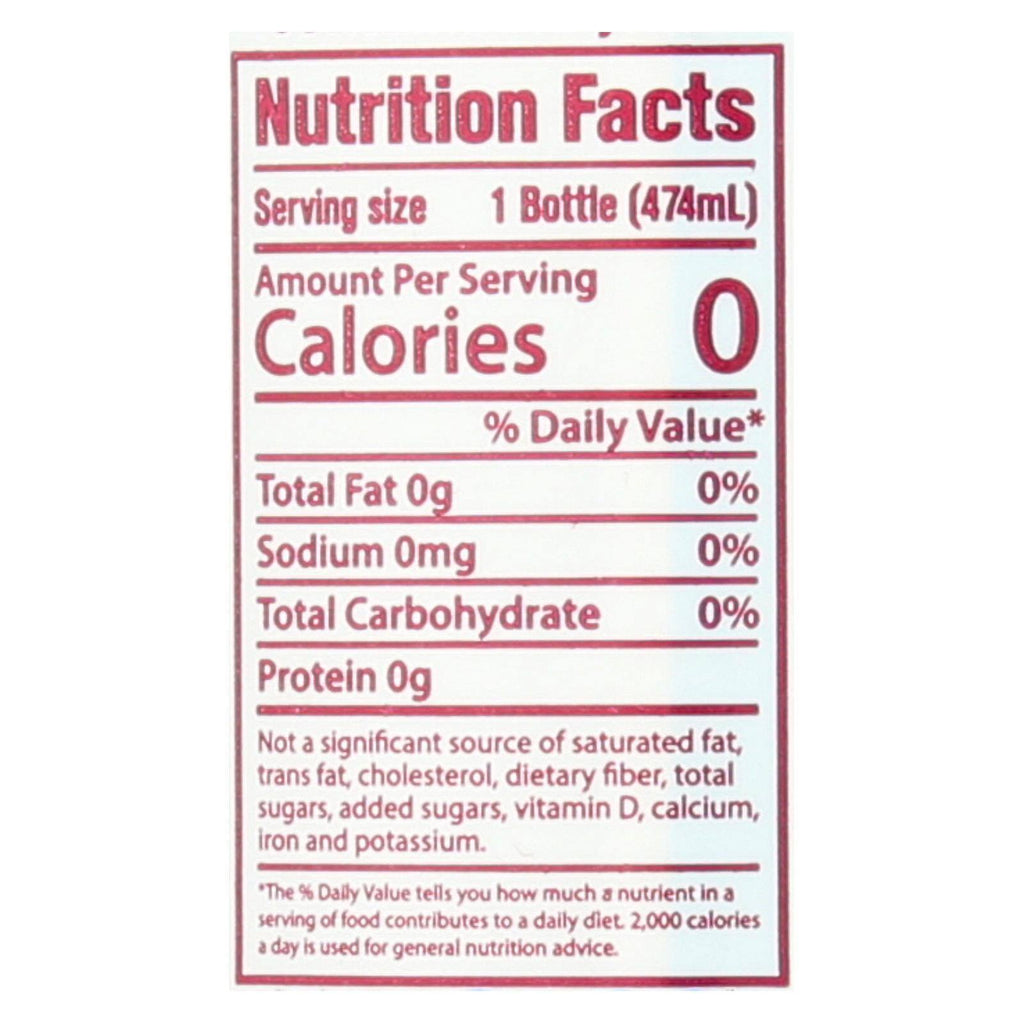 Raspberry Water - Case of 12 - 16 Fl oz. T7189