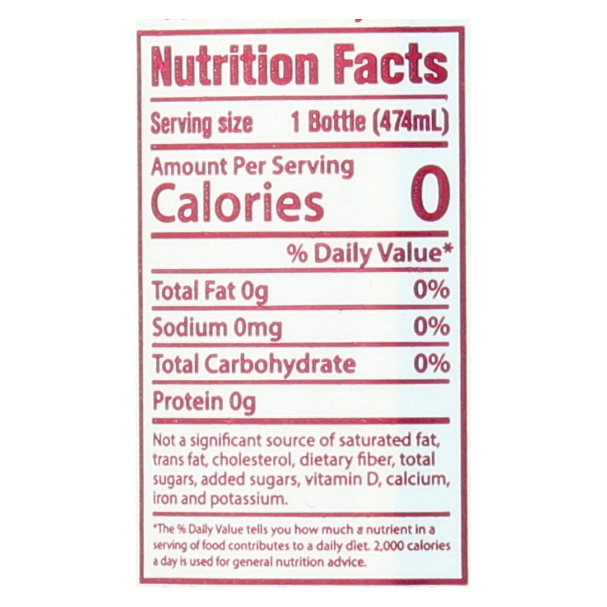 Raspberry Water - Case of 12 - 16 Fl oz. T7189