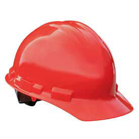 Red 4 Point Ratchet Hard Hat R55179