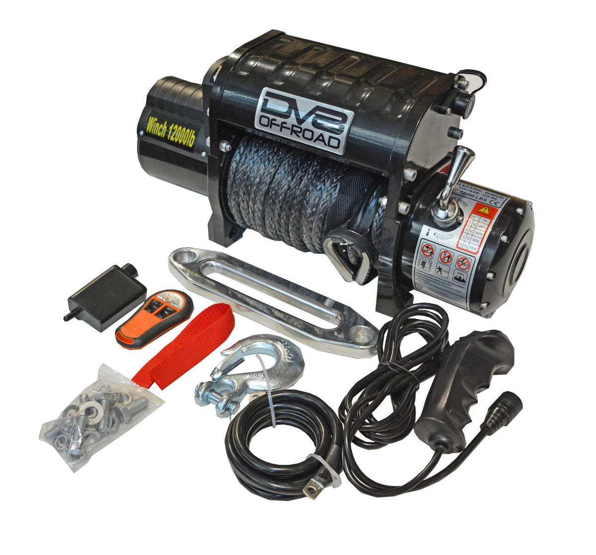12000 lb Winch with Synthetic Line and Wireless Remote Z993820