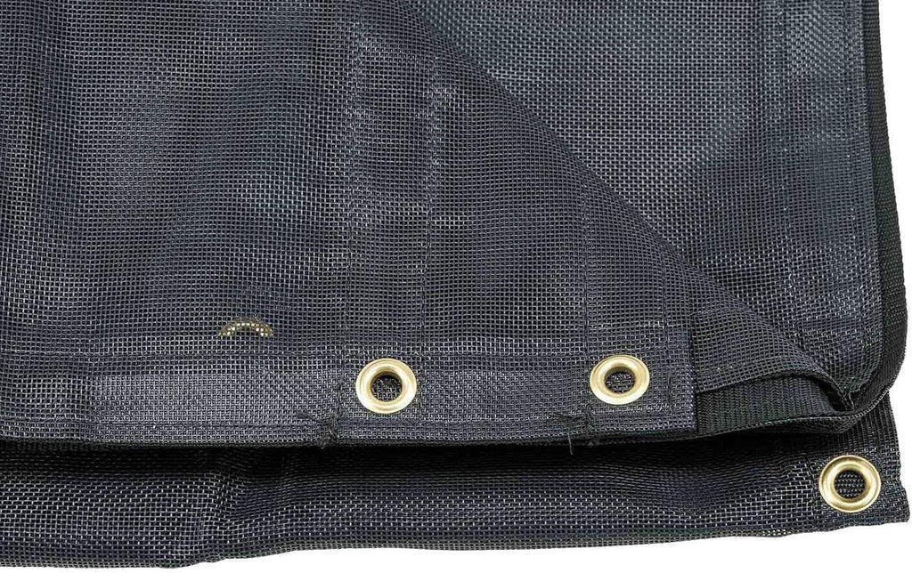 7' x 24' Vinyl Coated Mesh Tarps with 6 Inch 18oz Double Pocket J96469