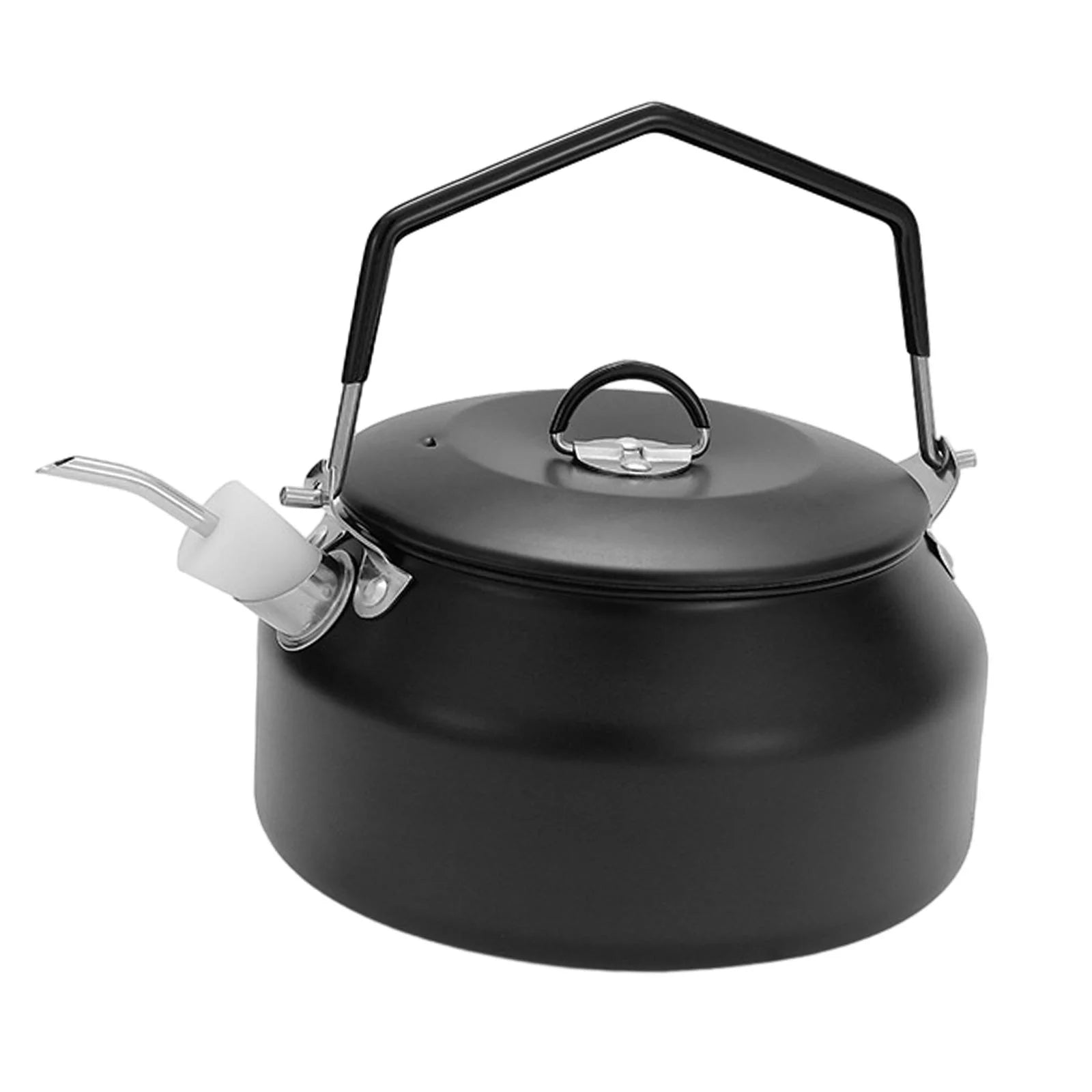 Black 1L Camping Water Kettle with Lockable Handle A1885
