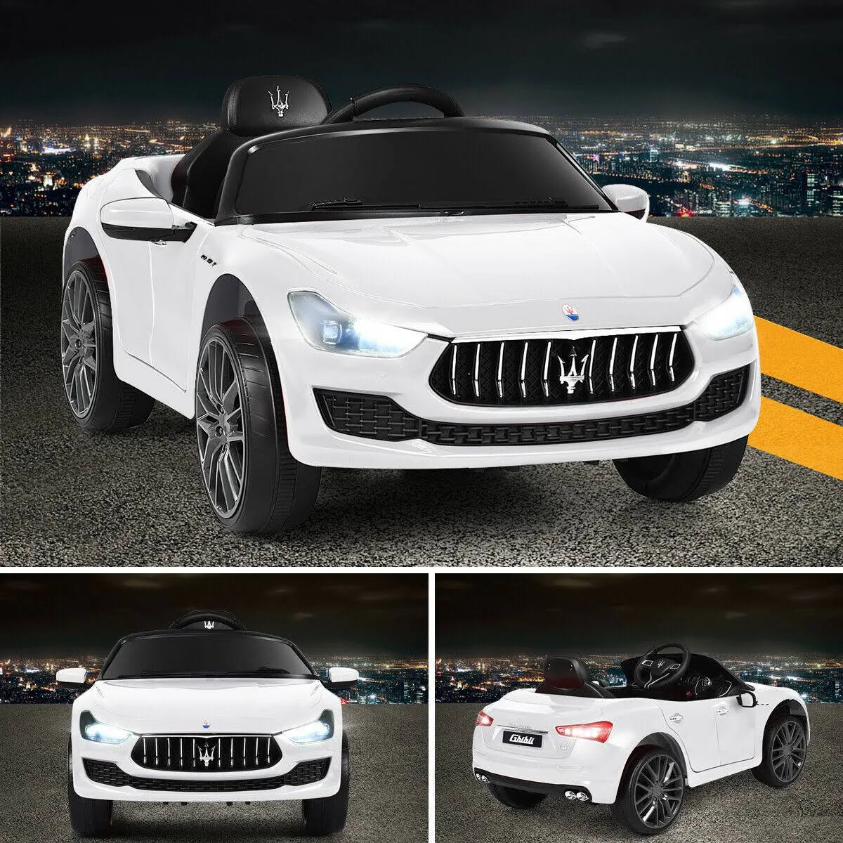 White Licensed Kids Ride on Car G5543