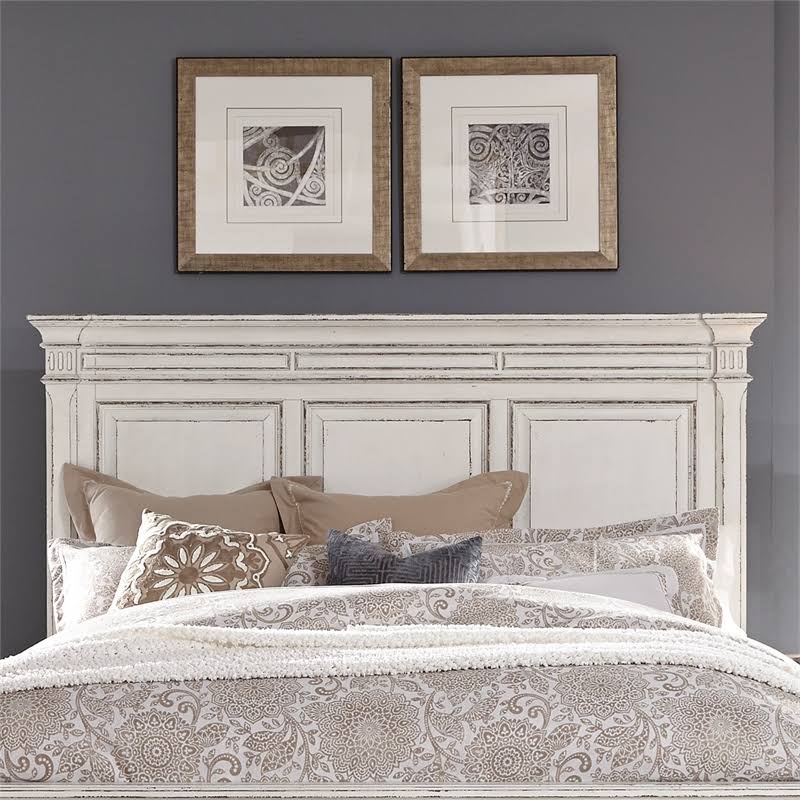 White Queen Panel Headboard R7410