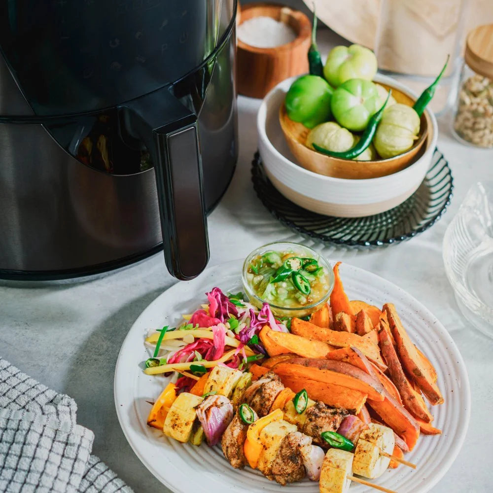 Ink Blue Stainless Steel Digital Air Fryer R85203