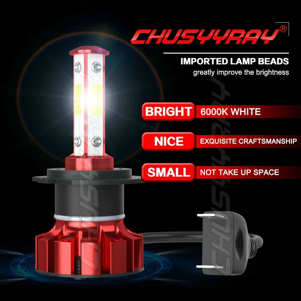 6000K LED Headlight and Fog Light Bulbs Combo J675