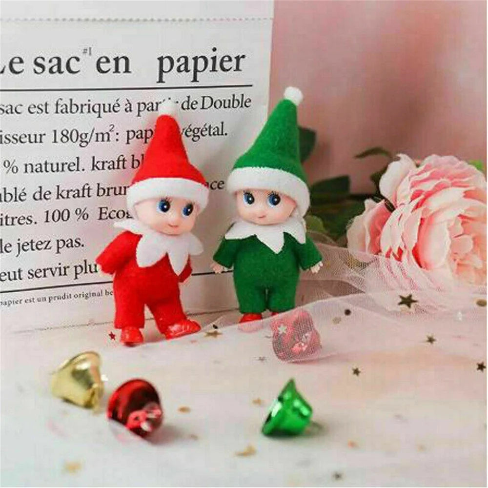Naughty Elf Felt Doll 4 PCS Toddler Elf Kids Toys Q5915