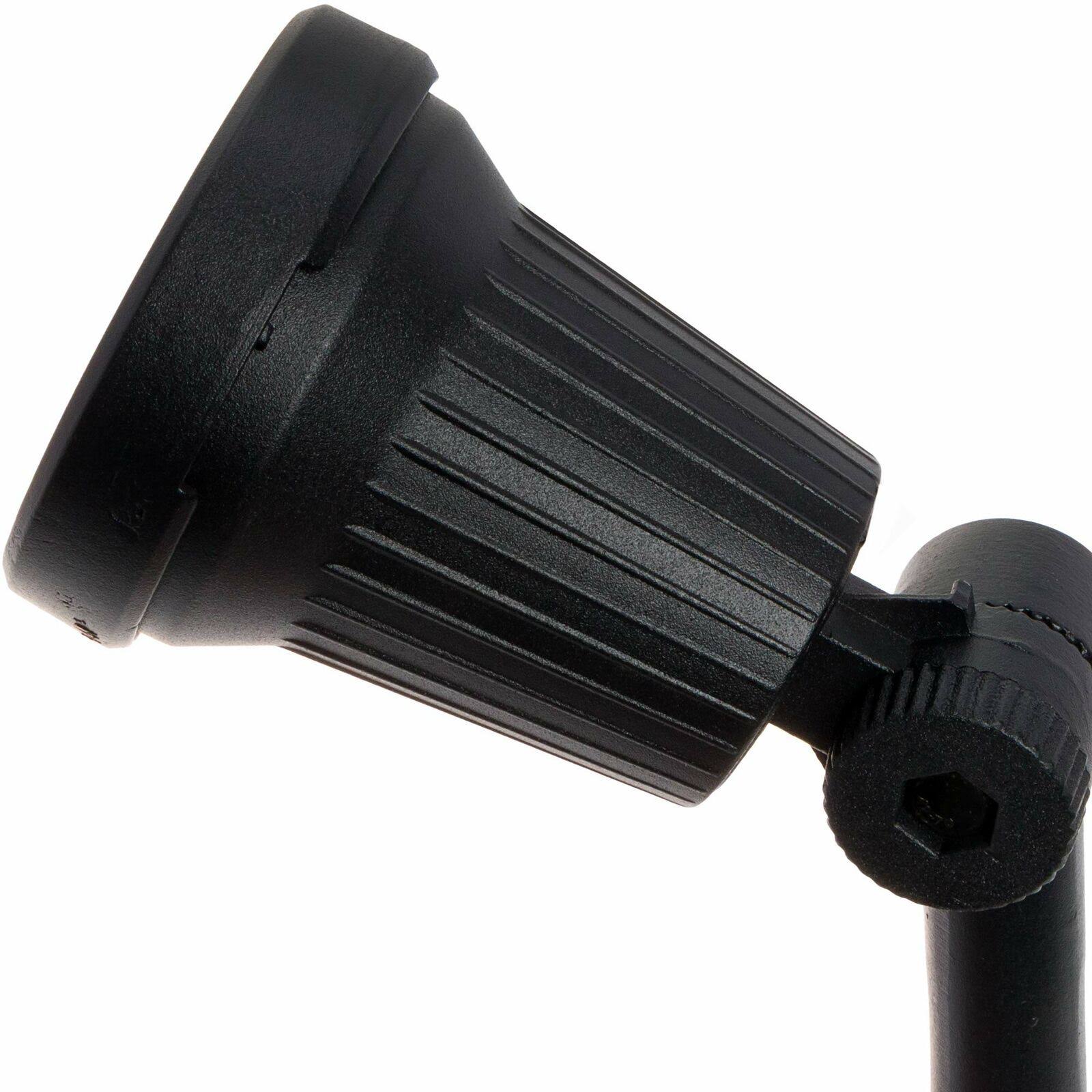 Black 6 Pack Low Voltage Cast Aluminum Spotlight H168