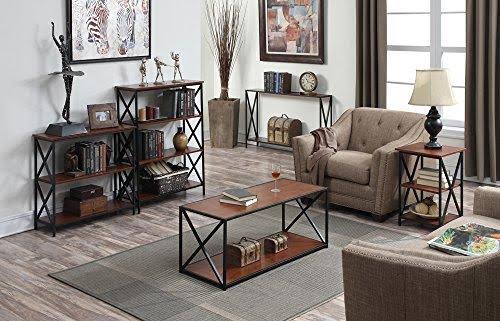 Metal 5 Tier Corner Bookcase Y54988