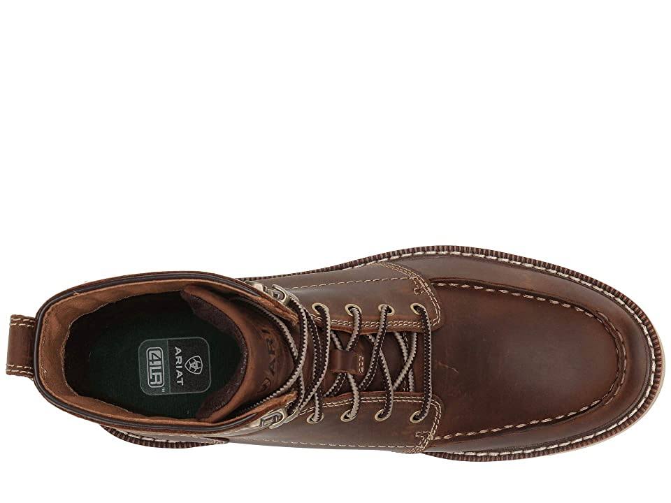 Brown Lace Work Boots X502
