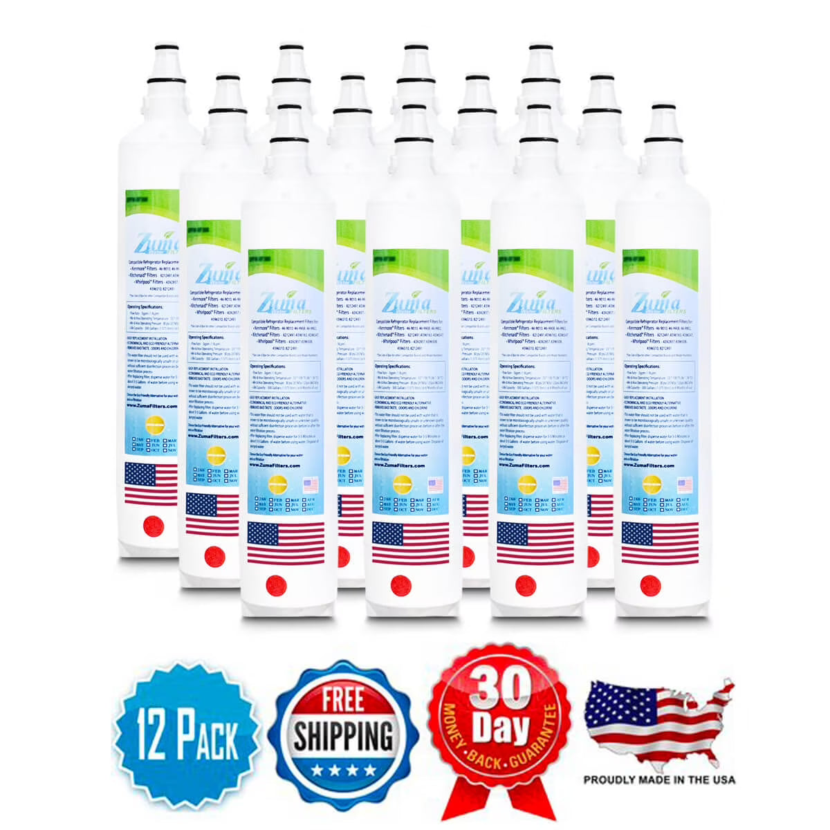 12 Pack Water Filters K253840