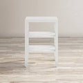 Solid Wood End Table White B651039