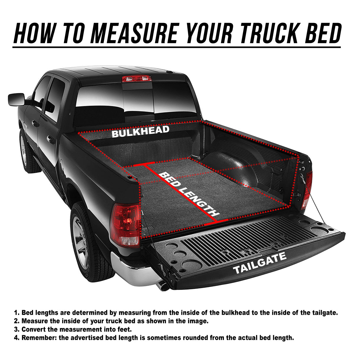 Tri-Fold Adjustable Soft Tonneau Cover Z479