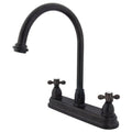 Chicago Oil Rubbed Bronze Two Handle Centerset Kitchen Faucet B662