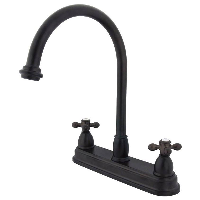 Chicago Oil Rubbed Bronze Two Handle Centerset Kitchen Faucet B662