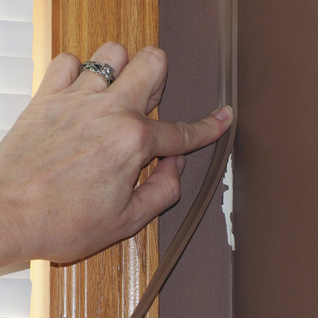 3/4 inch Flexible Trim Moulding Caulk Strips, Dark Brown, 50 ft A342502