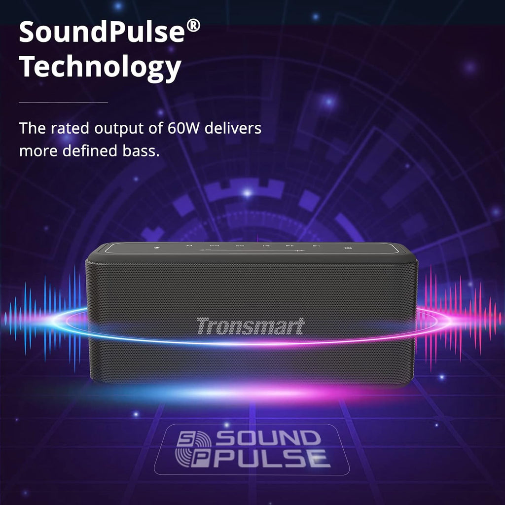 60W Wireless Bluetooth Speaker with IPX5 Waterproof D570429